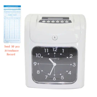 W-S1 Digital Time Recorder Attendance Punch Card time Clock Office Staffs Check in Punching Machine