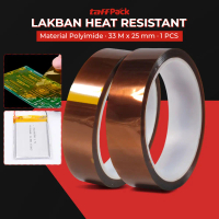 PROMO TaffPACK Lakban Heat Resistant Polyimide High Temperature Adhesive