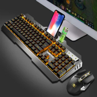 Rechargeable Wireless Keyboard and mouse set wireless keyboard and mouse laptop desktop game mouse keyboard mouse set