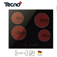 TECNOPLUS เตาเซรามิคไฟฟ้า แบบฝัง 4 หัวเตา รุ่น TNP VT 4060 MN