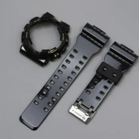 Silicone Strap For Casio G-shock GA-110 GA100 GD120 Rubber Watchband With Watch Case Ga100 110 120 Rubber Watch Strap