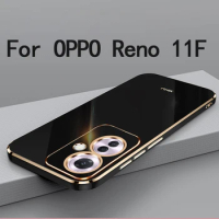 For OPPO Reno 11F Case Cover For OPPO Reno 11F 5G Soft TPU Anti-fingerprint Camera Protection Case Cover