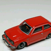Honda Civic Custom งาน konami  1/64 Konami 1974 โมเดล HONDA CIVIC 1200RS  สวยงาม ล้องยาง  รายละเอียด