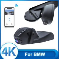 For BMW 430 X1 E84 F48 X2 F39 X6 E71E72 F16 F86 G06 F96 Front and Rear 4K Dash Cam for Car Camera Recorder Dashcam WIFI Car Dwr