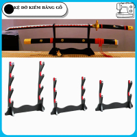 giá Đỡ kiếm gỗ trưng bày, kệ đỡ kiếm phong thủy Độc Đáo 1,2,3 ,4tầng