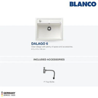Kitchen Sink Bak Cuci Piring Granit 1 Lubang BLANCO Silgranit DALAGO 6 - Pemasangan Topmount White
