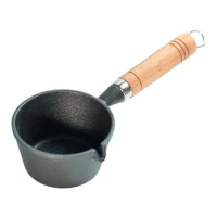 Cast Iron Pan Non Stick Mini Heaters Warmer Pot Mini Egg Mini Heater Iron Soup Sauce Pan Boiling Melting Pot Food Pot Stockpot