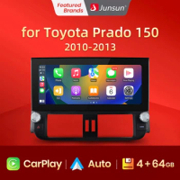 Junsun 12.3" Car Multimedia Player Radio for Toyota Prado 150 2010-2013 CarPlay Android Auto 8Core Android 12 DSP autoradio