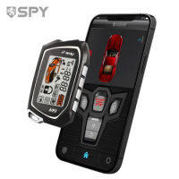 SPY Universal 2 Way Car Anti-theft Device Smart Bluetooth Connection Car Alarm System with One Click Start Stop Button