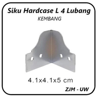 Siku Sudut Box Hardcase L 4 lubang KEMBANG HardCase Siku Koper, Kotak Kayu, Pelindung, Penutup Tepi