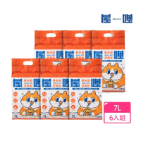 【屋哩Wuli】雙生稻豆腐砂7L 6入組(凝結力佳/除臭力佳/豆腐砂)