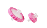 《Labfil》 經濟型 PTFE 針筒包邊過濾器 疏水(單層膜)【100pcs/pk】 直徑13mm 孔徑0.22μm  /實驗儀器 /小飛碟