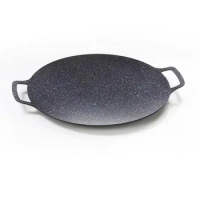 Pan Grill Induction,gas Utensils Round Nonstick Korean Griddle,compatible With Kitchen Free Stove,electric For Cooktop,