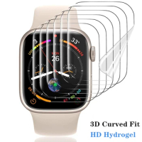 Screen Protector Film For Apple Watch 9 8 7 6 SE 5 Ultra Soft Hydrogel Film for iWatch Series 45MM 41MM 40MM 38MM 42MM 44MM 49MM