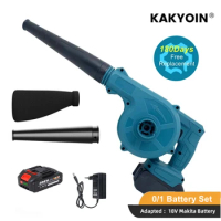 Cordless 2 In 1 Cordless Electric Air Blower Vacuum Cleannig Blower Blowing &amp; Suction Leaf Dust Collector For Makita 18V Battery