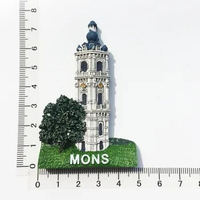 resin refrigerator sticker Belgium Mengsi Bell Tower