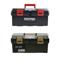 【SHUTER 樹德】工具箱 紅黑 / 軍綠 /組 TB-905