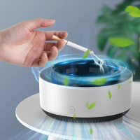 Multipurpose Air Purification Ashtray Anion Purification Practical Automatic Purifier Ashtray Portable Gadgets for Family Office