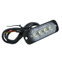 【MASTER】led照明燈 白/黃/紅光警示燈 4珠 led側燈 led燈 車邊燈側燈 煞車燈 5-SL4(照輪燈 工字邊燈)