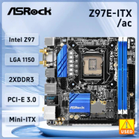 ASROCK Z97E-ITX/ac MINI ITX Motherboards LGA 1150 Intel Z97 DDR3 16GB PCI-E 3.0 M.2 USB3.0 HDMI Supports 5th GenIntel Core cpu