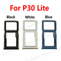 For HuaWei P30 Lite / Nova 4E Sim Card Holder Slot Tray Replacement Adapters MAR-L01A L21A LX1A L21MEA LX1M LX2 LX2J LX3A