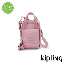 Kipling 輕柔粉輕巧手提斜背手機包-DALYA