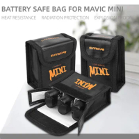 Battery Safe Bag for DJI MINI 2/SE Water-proof Explosion-proof Battery Bag for DJI Mavic Mini Drone Accessories