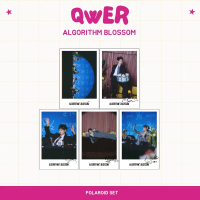 POLAROID QWER ALGORITHM BLOSSOM (ISI 5 PCS + LAMINASI 2 SISI) TANDA TANGAN TTD KPOP PHOTOCARD CARDS 