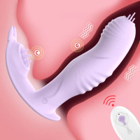 Wearable Dildo Vibrator G Spot Clitoris Stimulator Vibrating Panties Erotic Toy Adult Toy for Women Orgasm Female Masturbator