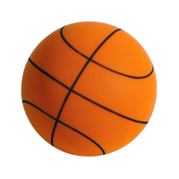 S-SportPlus+ 靜音球 5號直徑21cm靜音籃球 無聲籃球(室內籃球 軟式足球 發泡球 泡棉球 玩具球 海綿球)