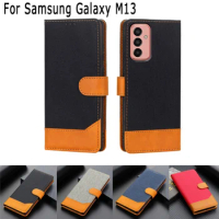 Cover For Samsung Galaxy M13 Case Funda Magnetic Card Phone Protective Book On Samsung M13 Galaxy M 13 Wallet Flip Leather Case
