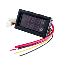 DC 0-100V 10A Digital Voltmeter Ammeter LED Dual Display Voltage Detector Current Meter Panel Volt Tester Monitor Panel