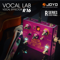 JOYO R-16 Vocal Lab เอฟเฟกต์เสียงร้อง Reverb/Delay สำหรับนักร้อง R16