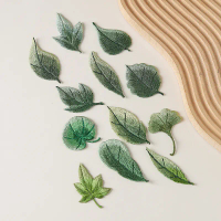 2025 3D Leaf Embroidered Patch National Style Ancient Style DIY Patch Hanfu Bag Clothing Stain Repai