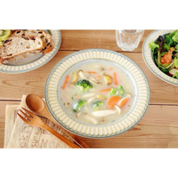 日本製 美濃燒 Potmum 白藍花瓣系列陶瓷餐盤 廚房 義式料理 餐盤 盤子 烹飪 質感餐具 廚房用具