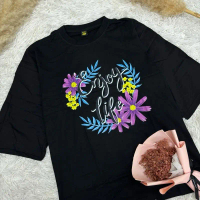 [A]Women's Top 2026 New Three Sleeve T-shirt (Large) 2XL-6XL Slightly Fat Girl