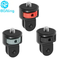 360 Rotated 1/4 Inch CNC Mini Tripod Adapter Mount for GoPro for DJI POCKET 2 FIMI PALM 2 Gimbal for Insta360 ONE Action Camera