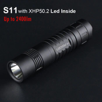 Convoy S11 XHP50.2 Tactical Flash Light Torch High Powerful LED Flashlight 26650 Camping Hunting Linterna Black Work Lantern
