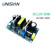 UNISIAN AC-DC 50W Power Supply Module AC100-240V To DC12V 4A/6A Switching Power Adapter AC-DC