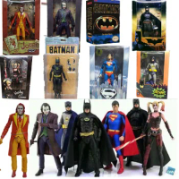 18cm Bruce Wayne Neca Joker Action Figure Quinn Toys Cartoon Alliance of injustice Collectable Model Doll Gift