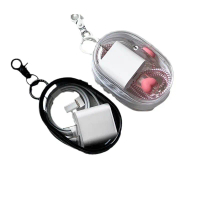 Transparent Data Cable Storage Bag Travel Digital Charger Cable Protection Organizer Portable Bag