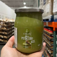 上海COSTCO 義大利進口開心果抹醬600g烘焙原料多士麪包抹醬
