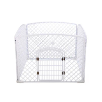 Hot sale pet cage PVC powder coated kennel welded wire mesh dog cage pet cage chain link fence
