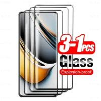 For Realme 11 Pro Plus 5G Glas 3-1Pcs Curved Tempered Glass Realmi Realmy 11Pro Realme11 Pro+ Realme11Pro 6.7'' Screen Protector