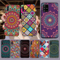Mandala flower totem art Phone Cover For samsung Galaxy A14 A53 A13 A12 A40 A22 A23 A32 A34 A50 A51 A52S A54 A70 A71 A73 case