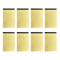 Đệm màu vàng, Đệm ghi chú 5X8, 8 gói, Đệm Ghi Nhớ đục lỗ được phân loại đại học 5X8, Thích hợp cho c