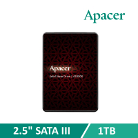【Apacer 宇瞻】AS350X SATA3 2.5吋 1TB SSD 固態硬碟