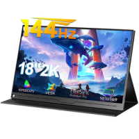 UPERFECT UAlly J118 2K 18 Inch 144Hz Gaming Monitor 2560x1600 with HDR Freesync 16:10 HDMI Type-C Portable Display for Nintendo