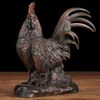 銅雞擺件純銅大吉大利公雞十二生肖雞風水招財雞工藝品客廳裝飾品