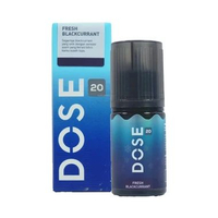 Liquid Saltnic Hex DOSE 20 Tweenty Series 20MG 30ML By Hex Juice FRESH BLACKCURRANT